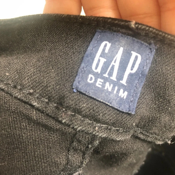 GAP CURVY TRUE BLACK SKINNY JEANS - Picture 7 of 7